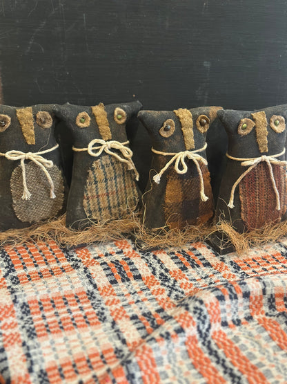 Little Standing Owls
