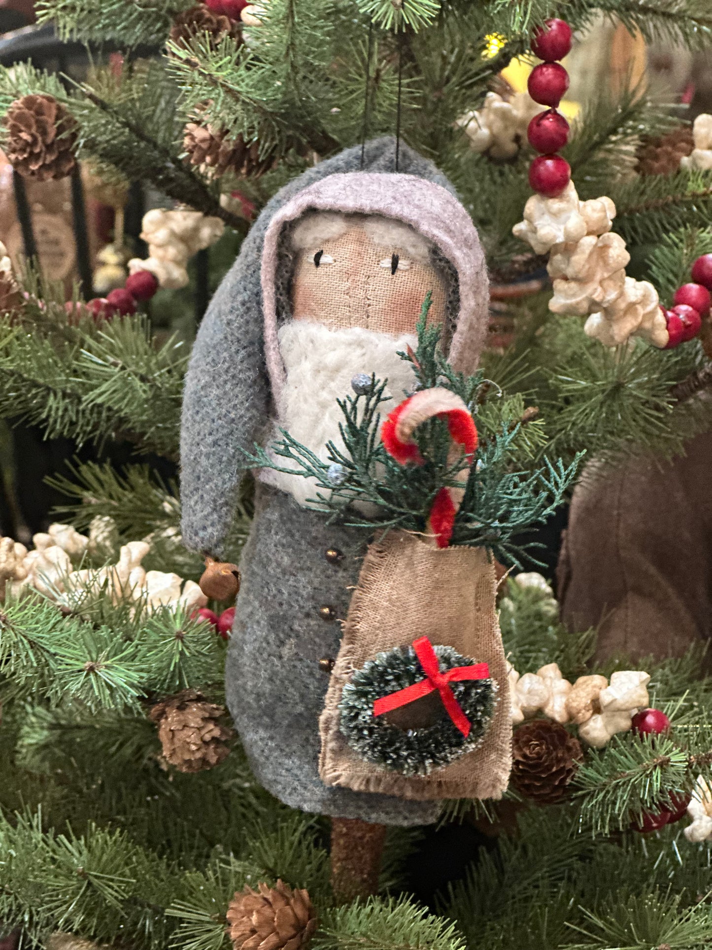 Winter Wool Character Ornaments