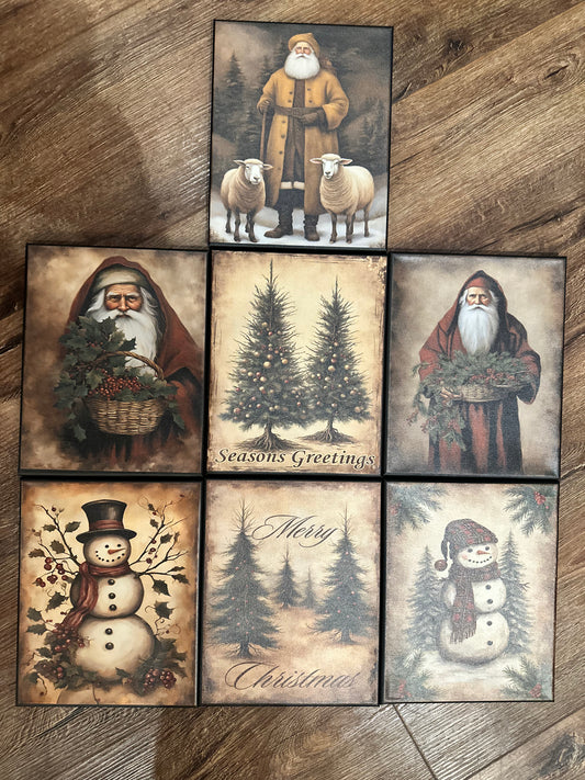 Winter Prints on Canvas