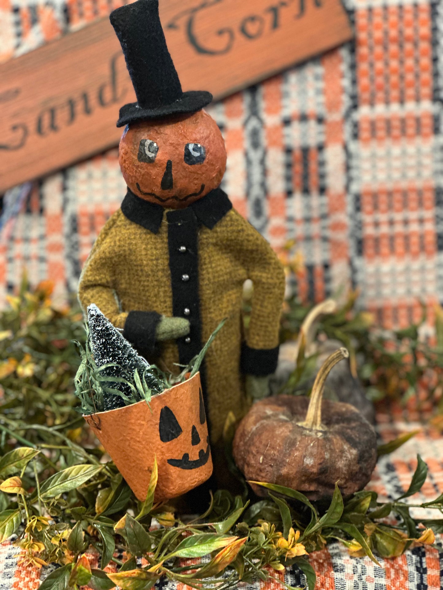 Wool/Papier-mâche Dolls Fall