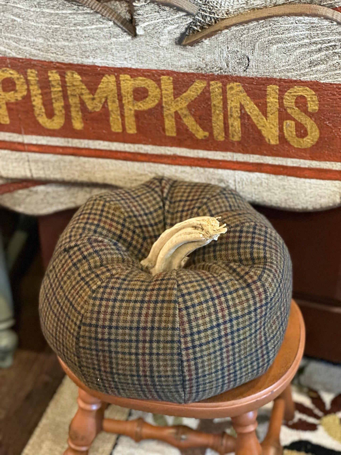Colleen’s Wool Pumpkins