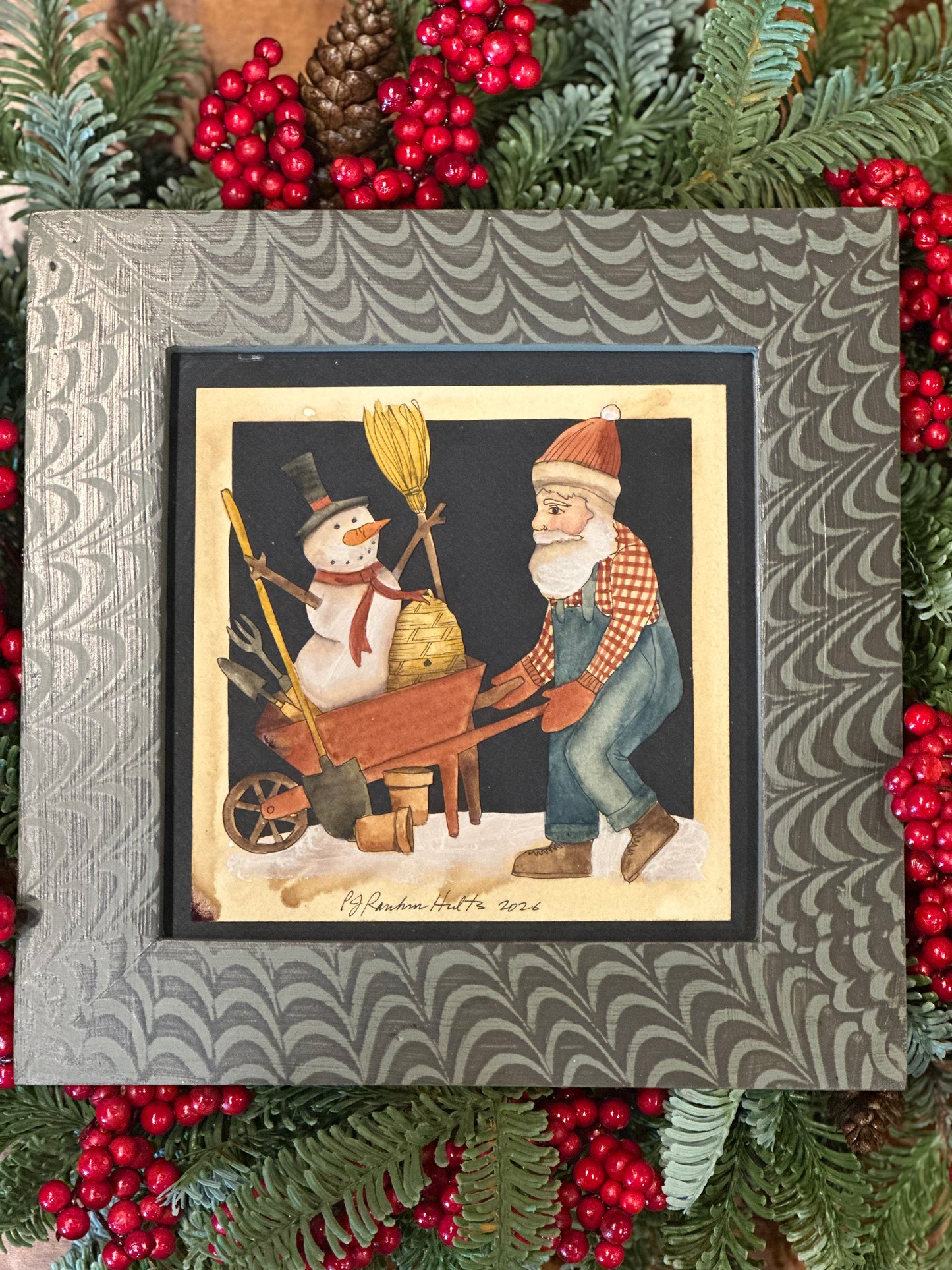 Hults Original Folk Art Winter