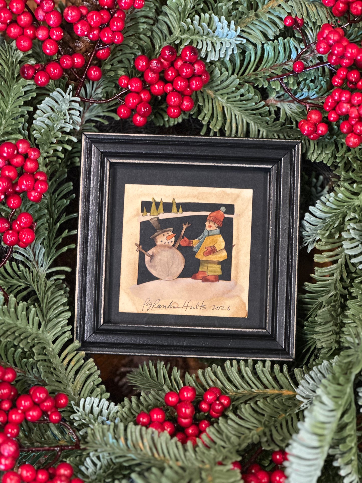 Hults Original Folk Art Winter