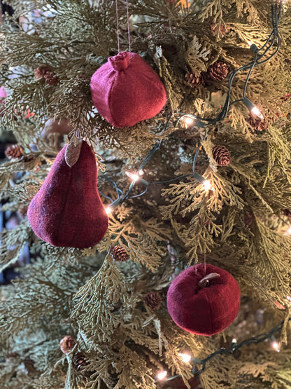Colleen’s Wool Fruit Ornaments