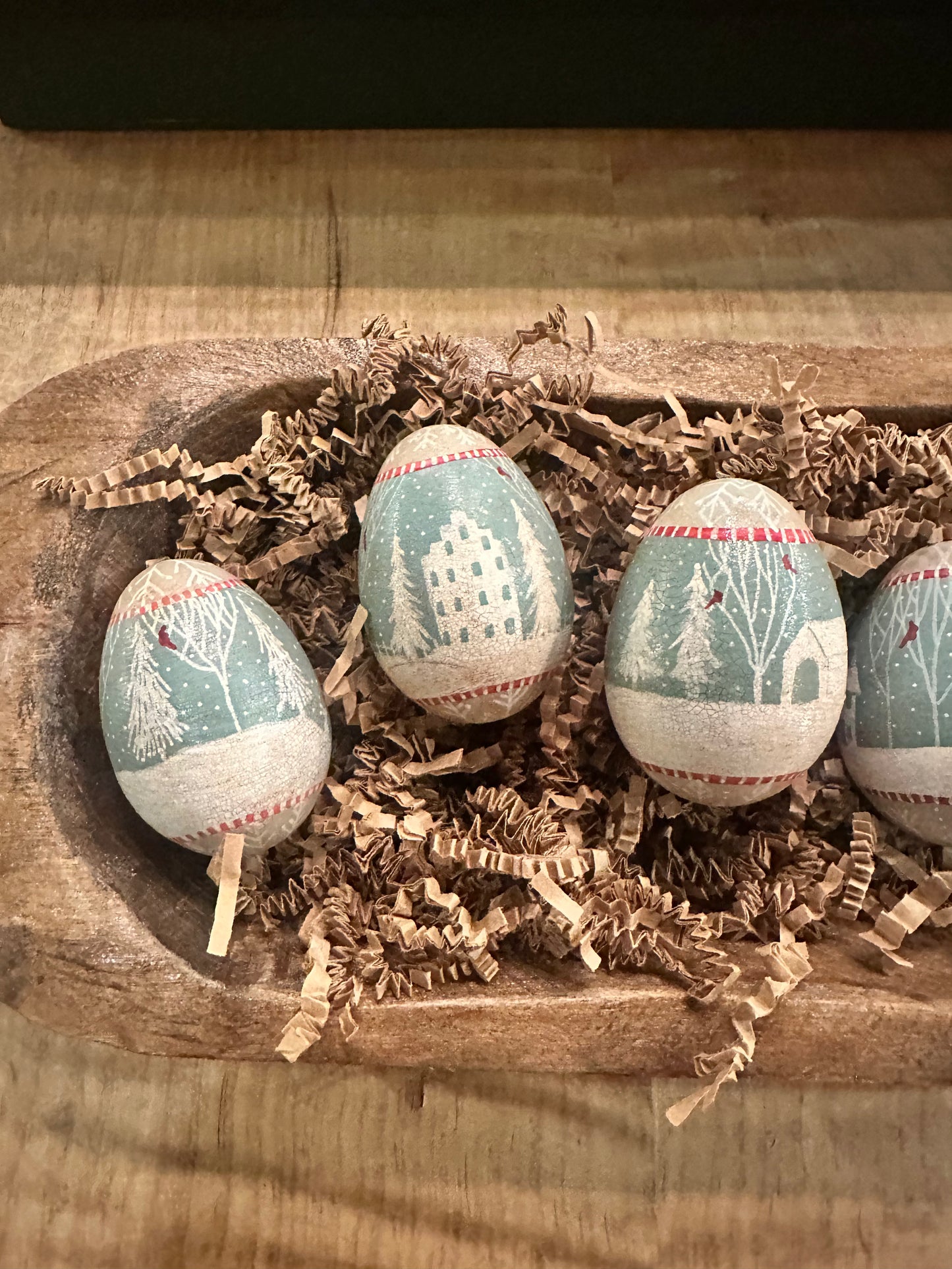 Fraktur Eggs Set Winter