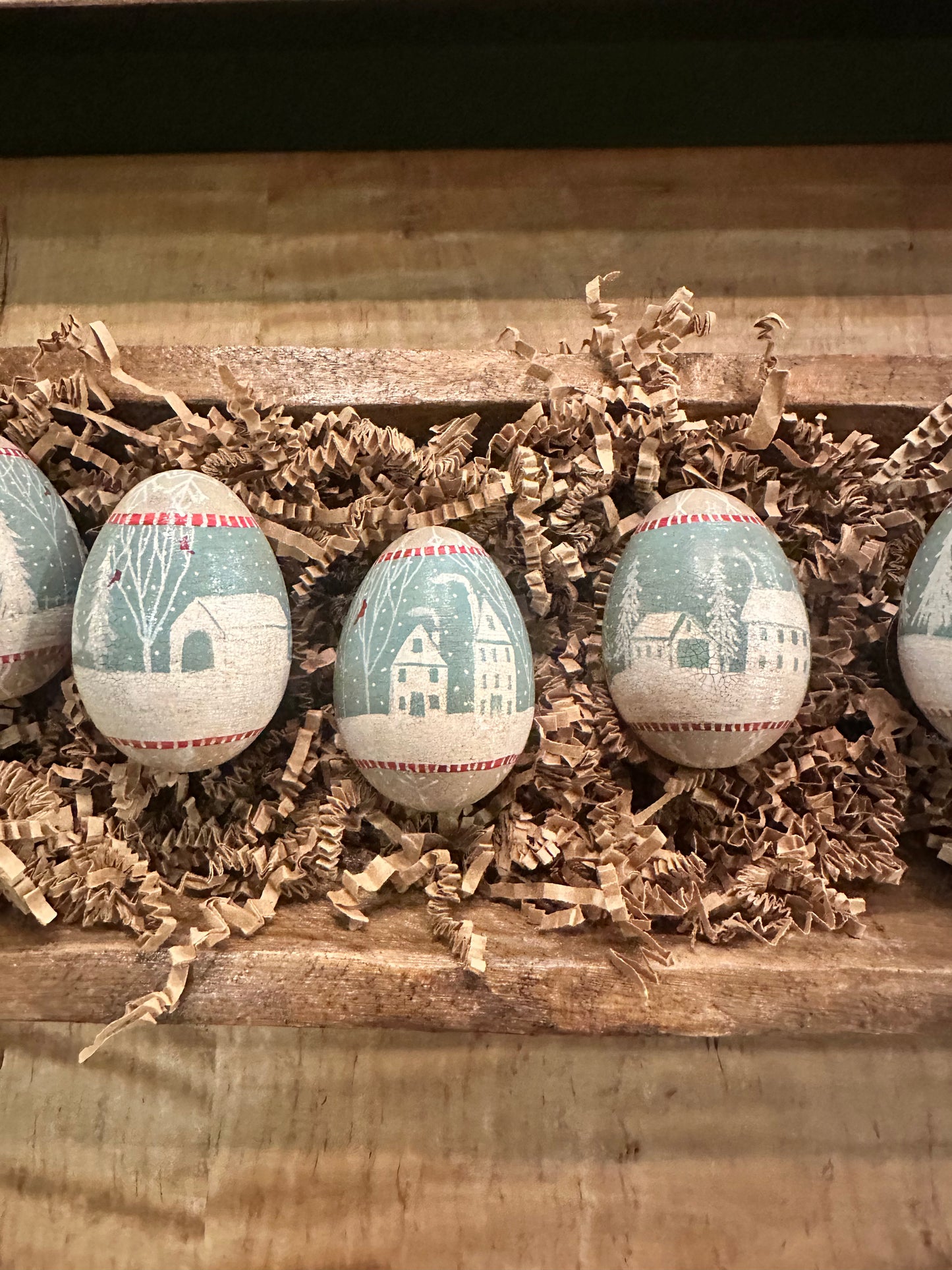 Fraktur Eggs Set Winter