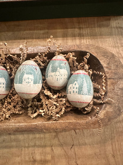 Fraktur Eggs Set Winter