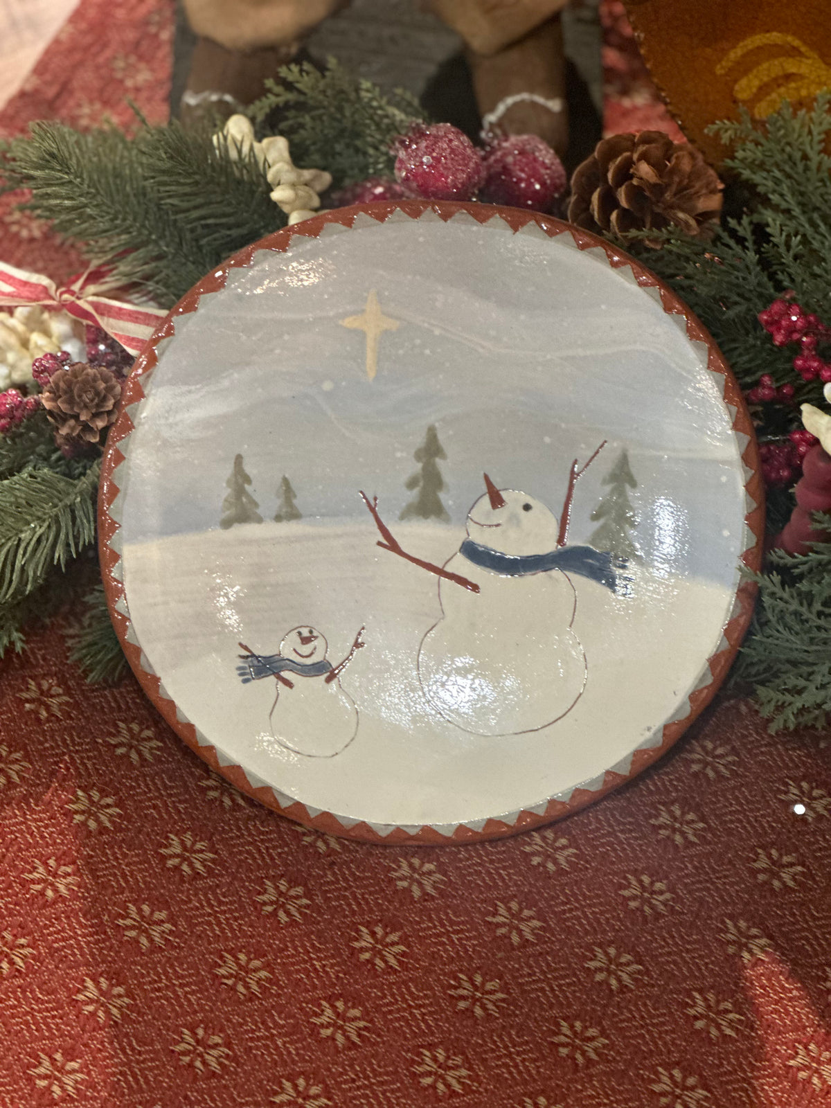 Red Oaks 8” Plate Winter