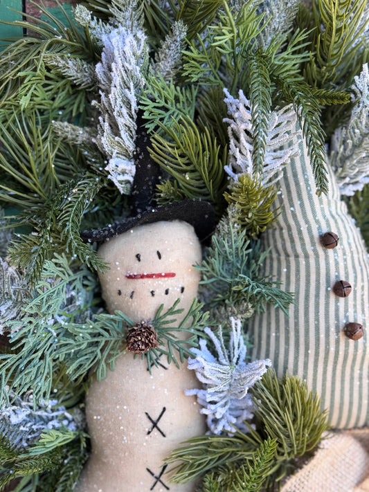 Winter Shutter Wreaths