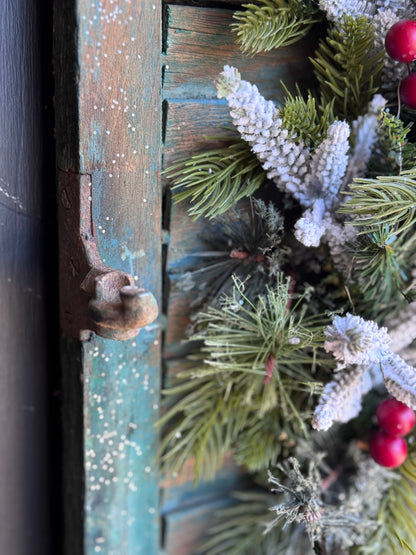 Winter Shutter Wreaths
