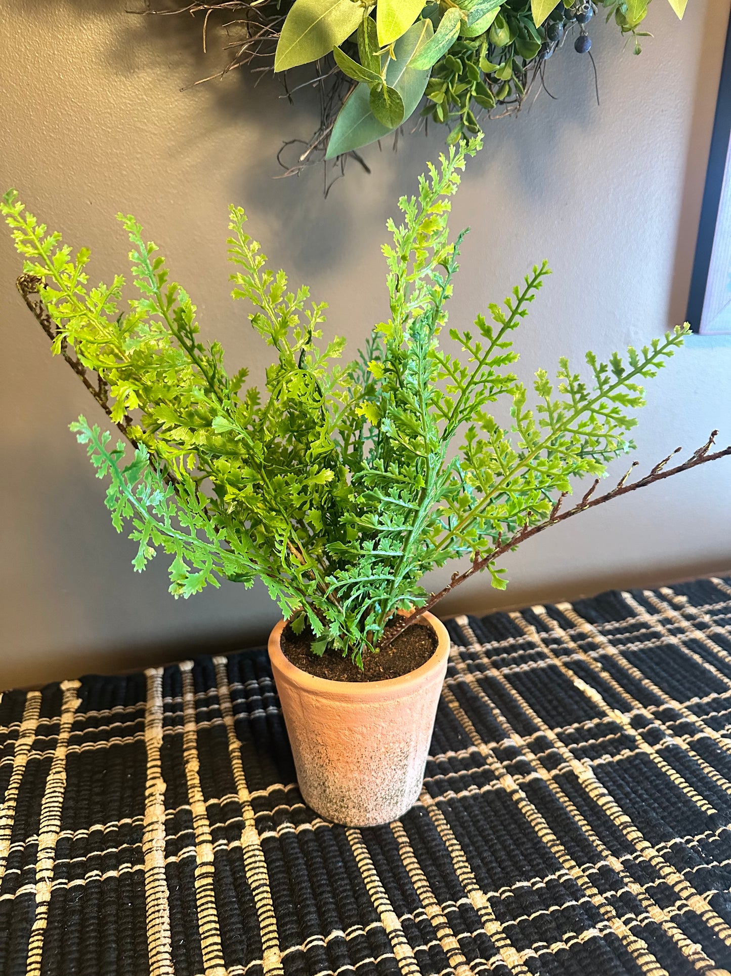 Potted Faux Ferns