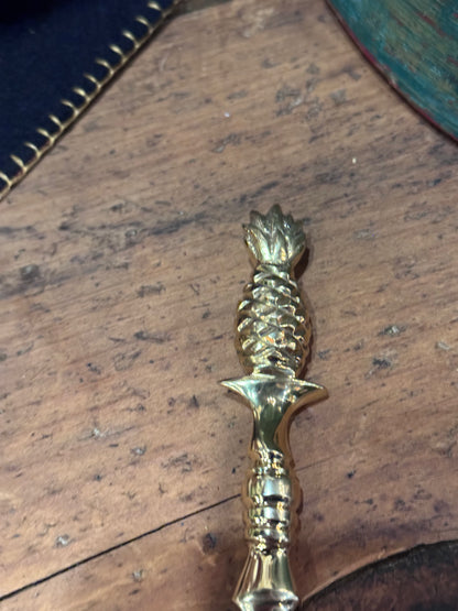 Solid Brass Pineapple Letter Opener