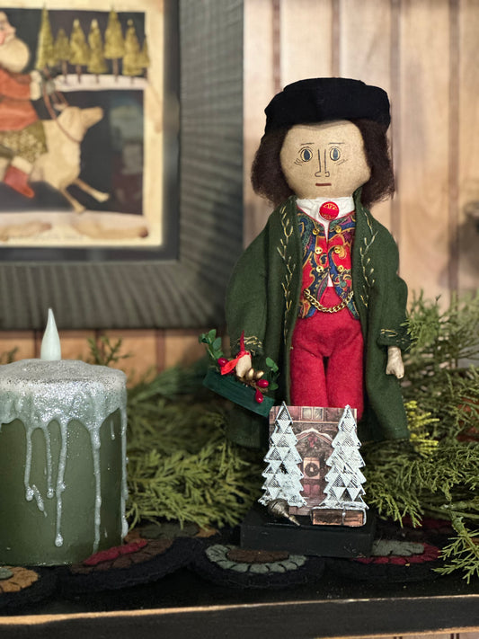 Cat Lady Christmas Dolls