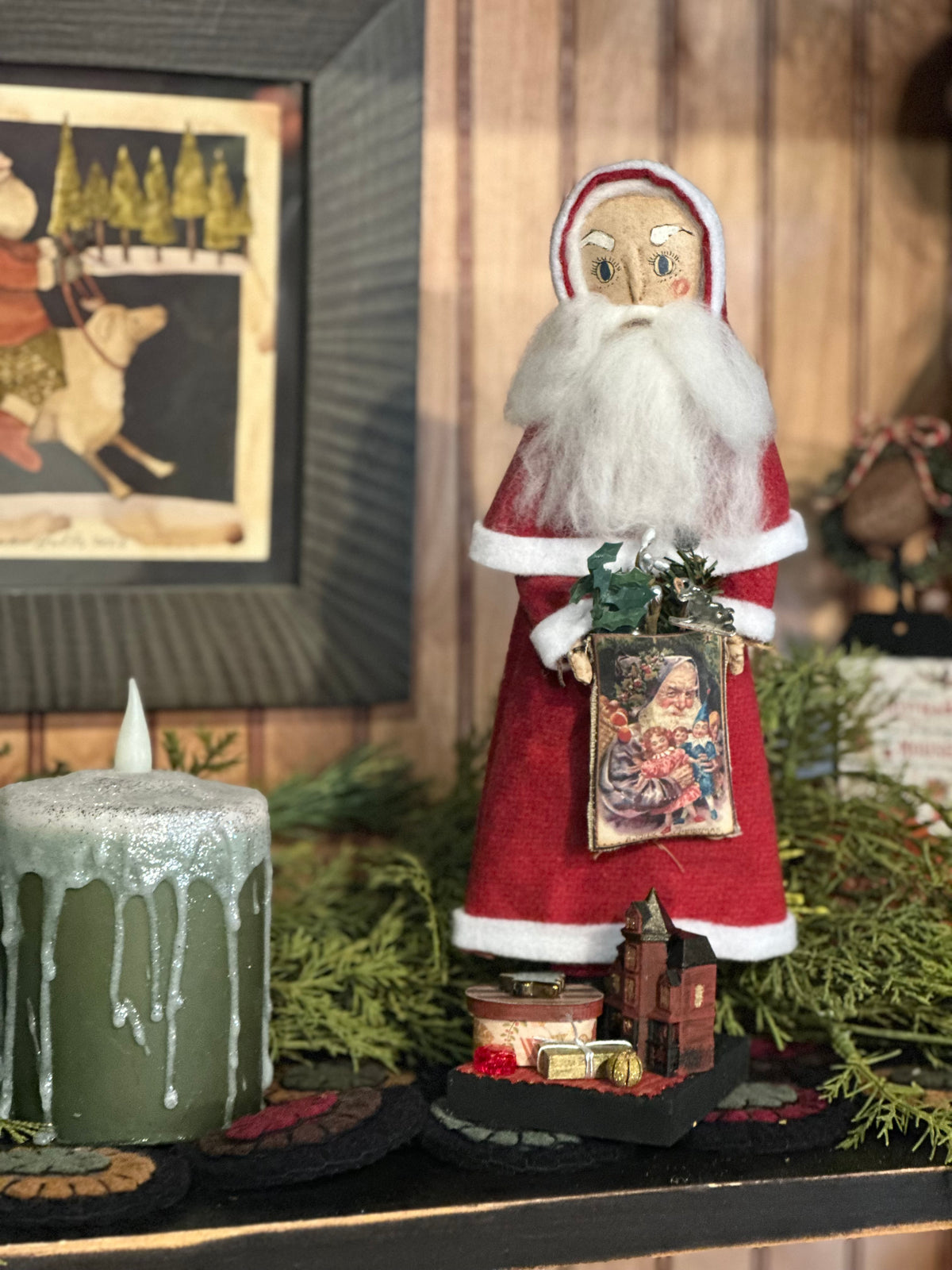 Cat Lady Christmas Dolls