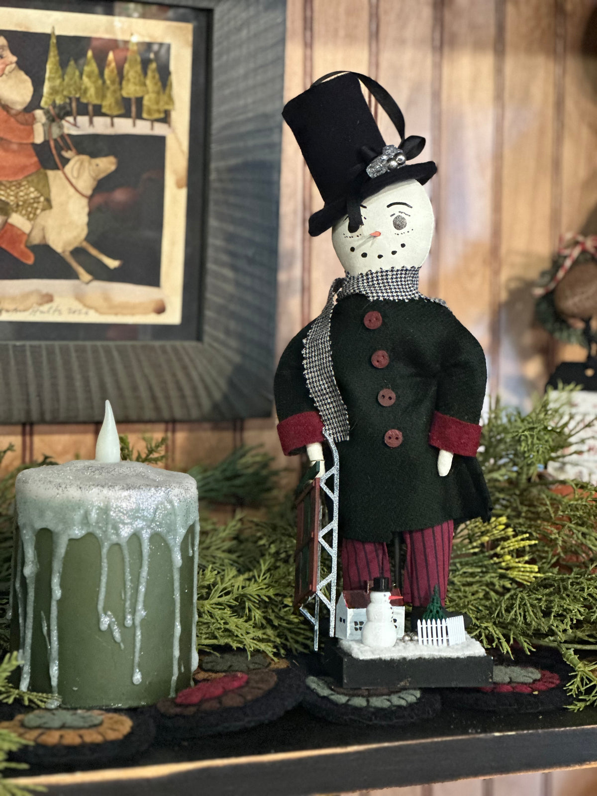 Cat Lady Christmas Dolls