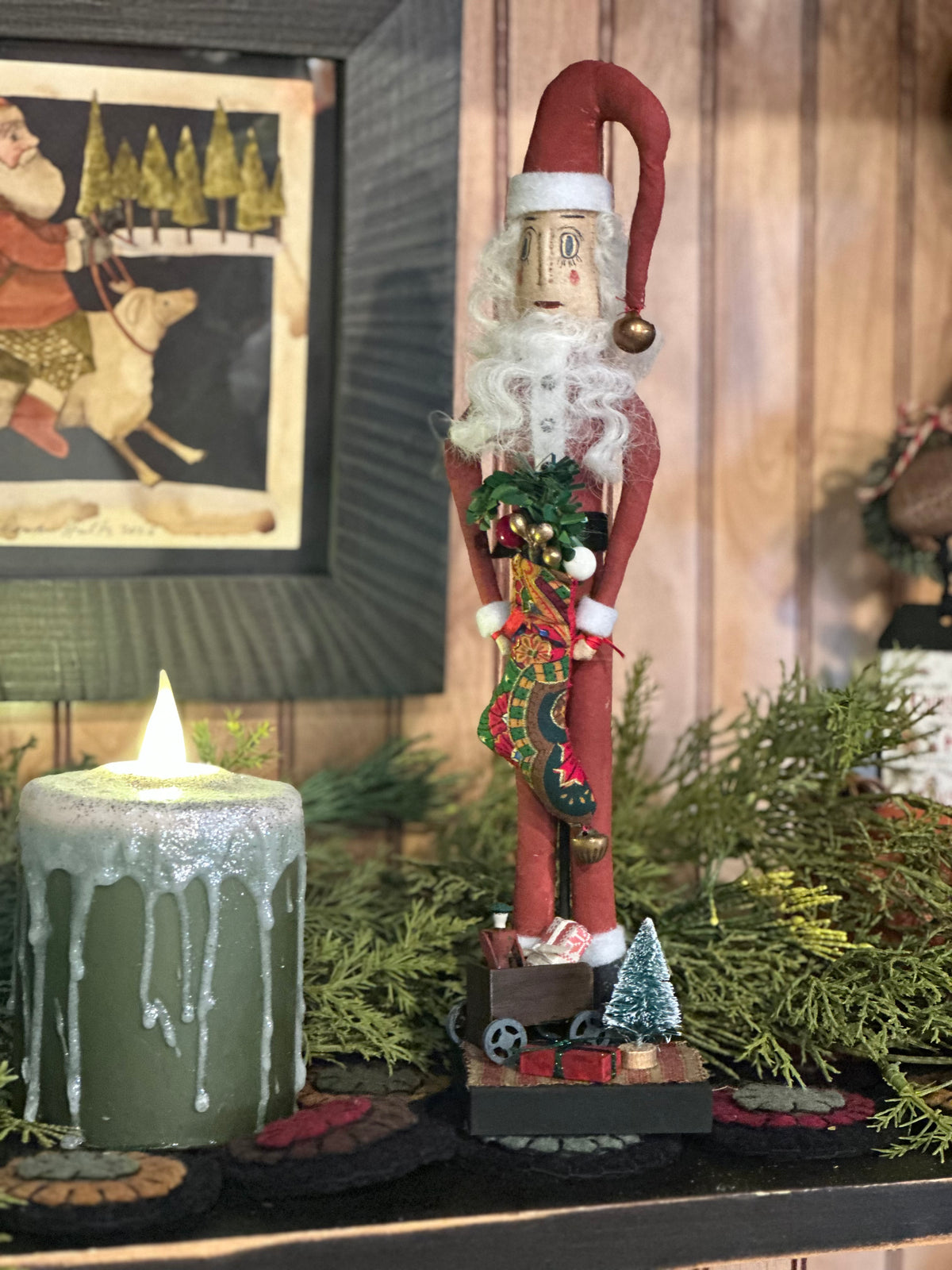 Cat Lady Christmas Dolls