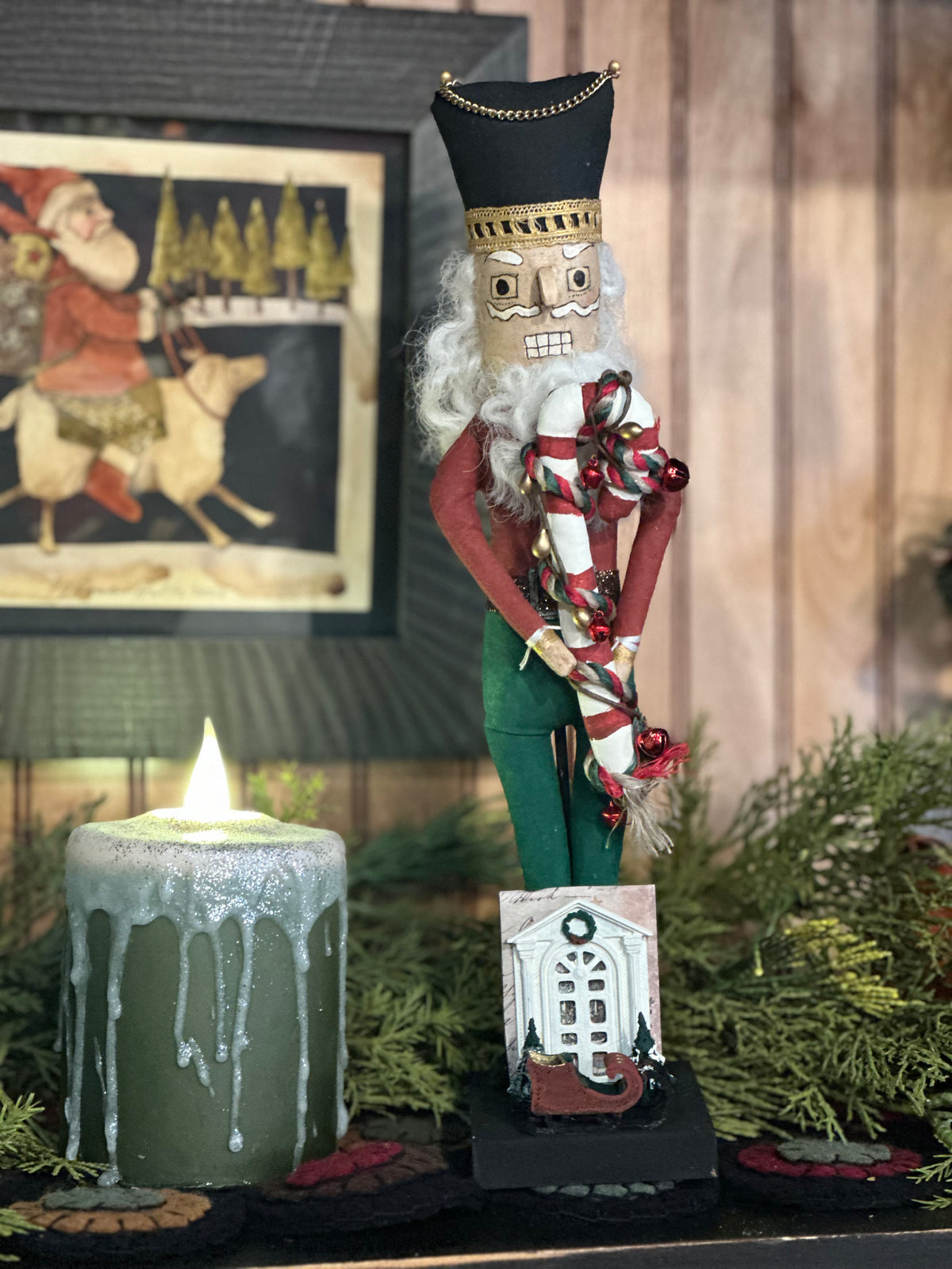 Cat Lady Christmas Dolls