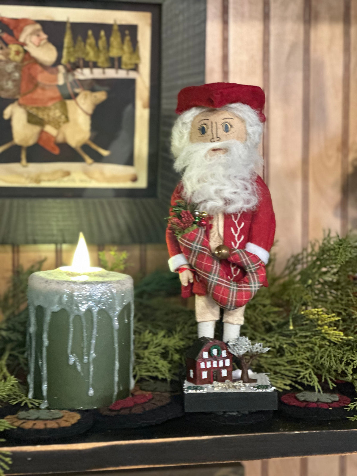 Cat Lady Christmas Dolls