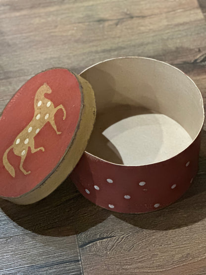 Everyday Papier-mâche Stenciled Boxes