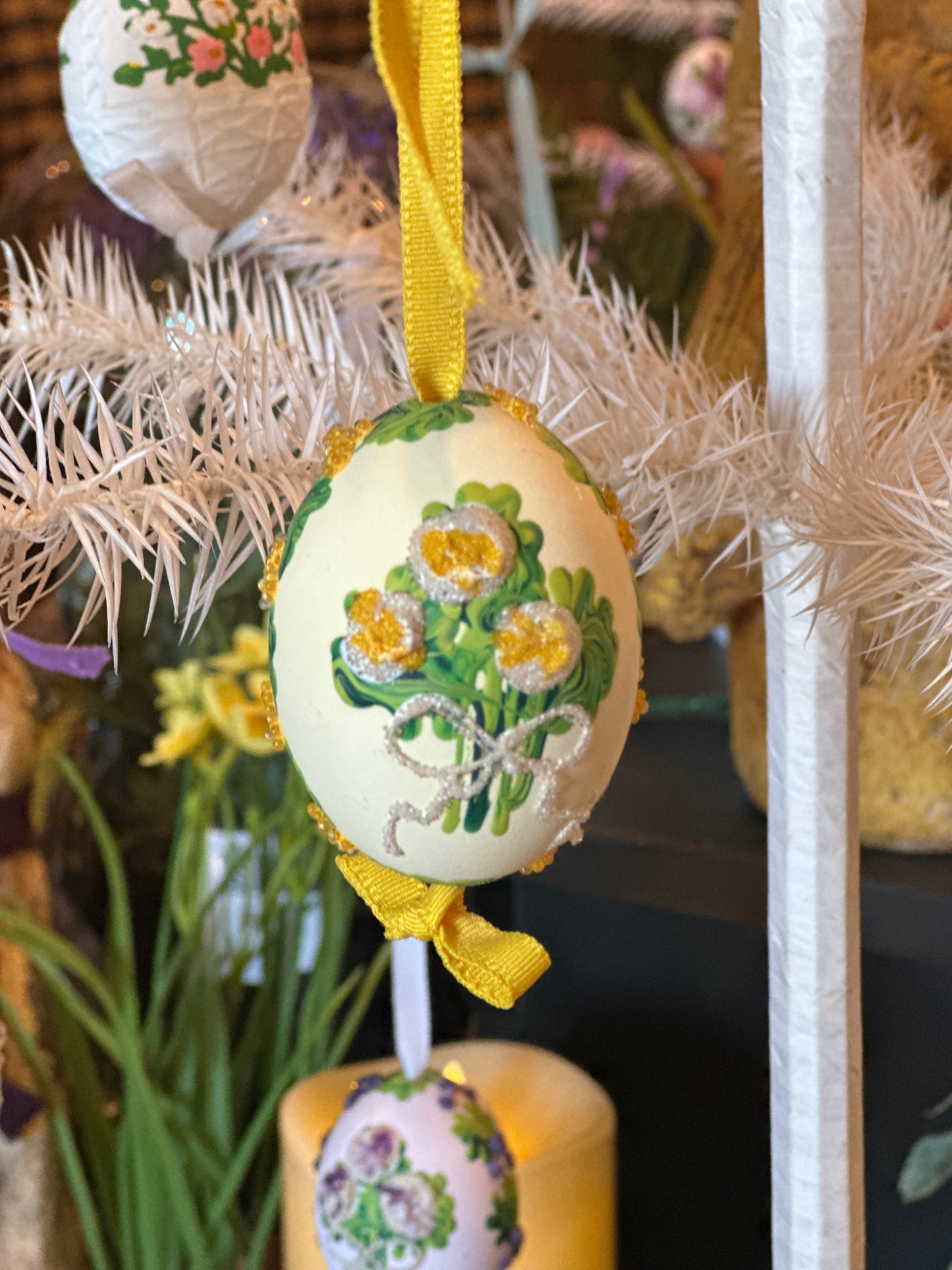 Hand Painted Austria Eggs Spring