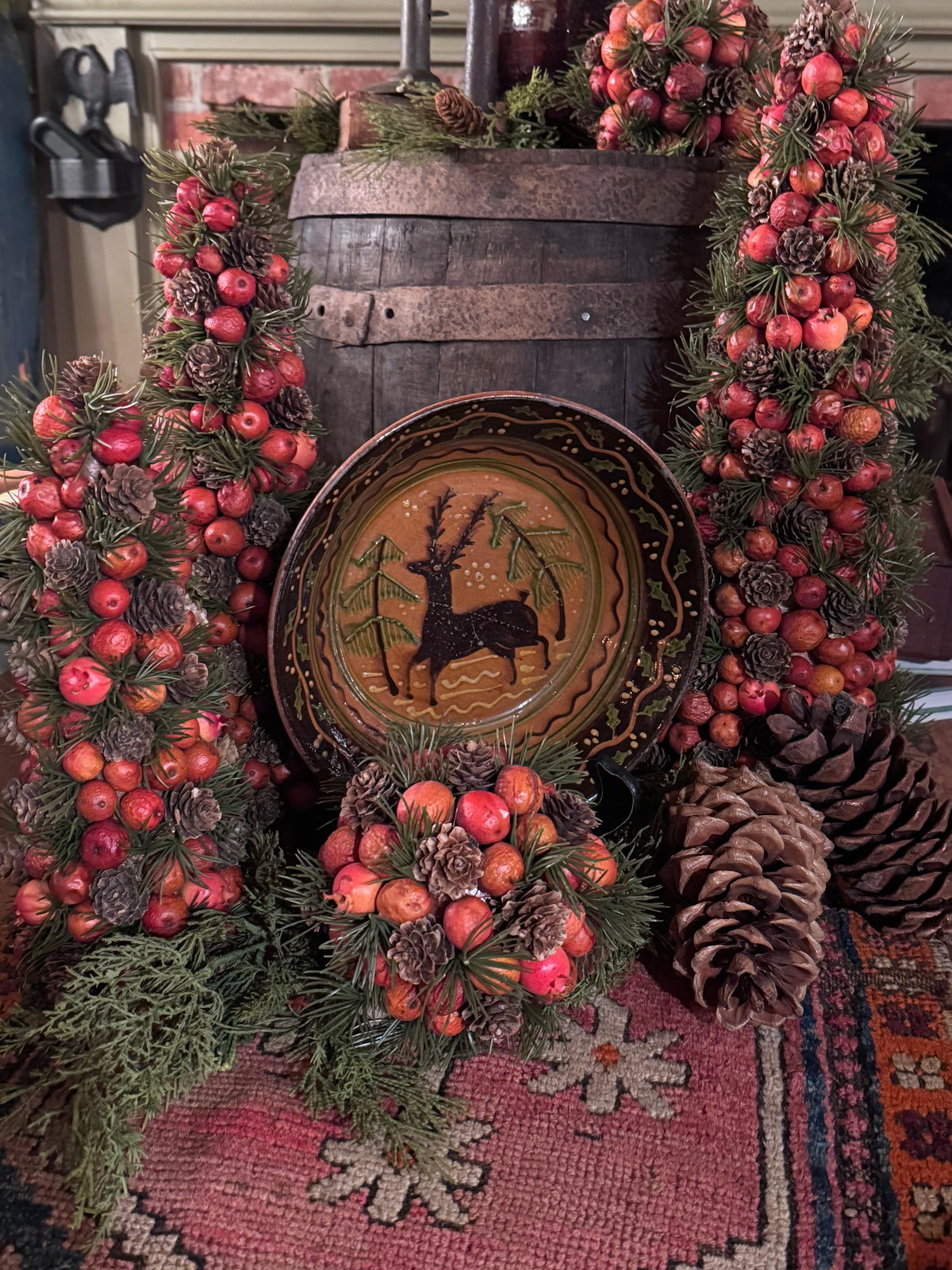 Colonial Orange & Pinecone Collection