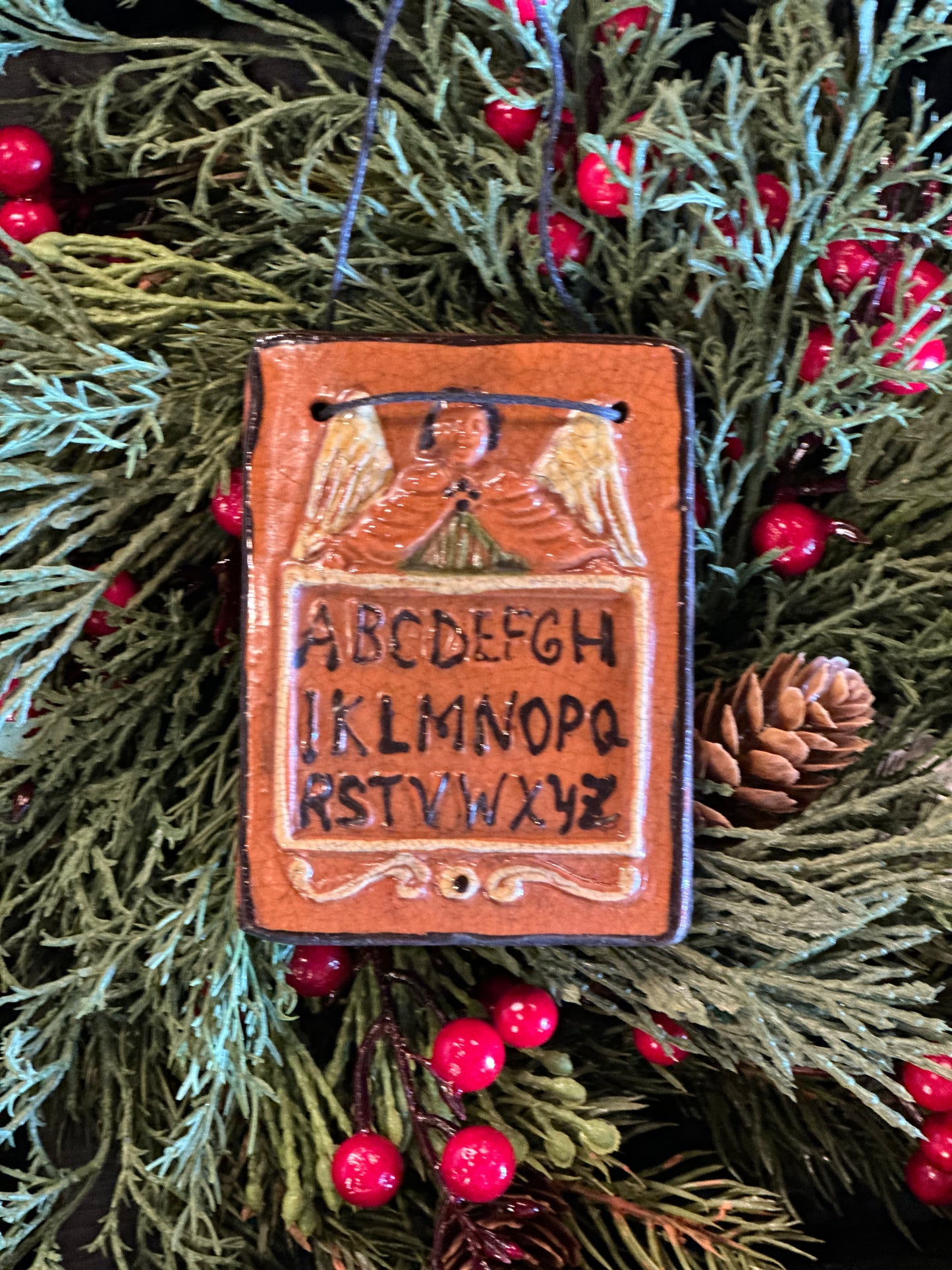 Shooner Angel Alphabet Ornament