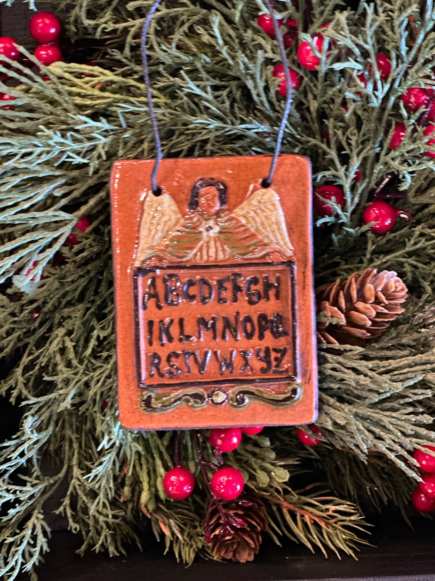 Shooner Angel Alphabet Ornament