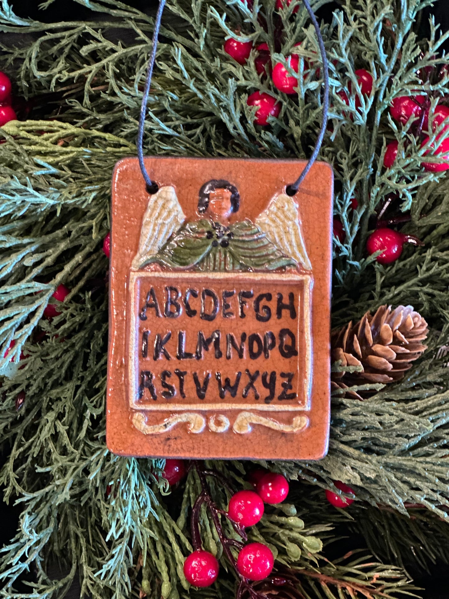 Shooner Angel Alphabet Ornament