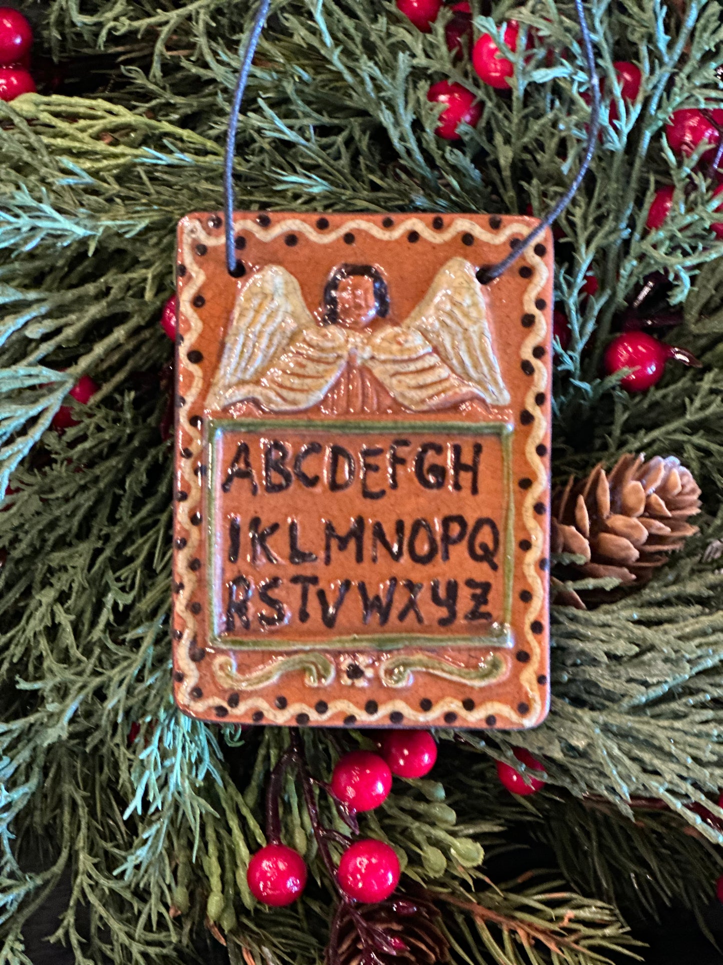 Shooner Angel Alphabet Ornament