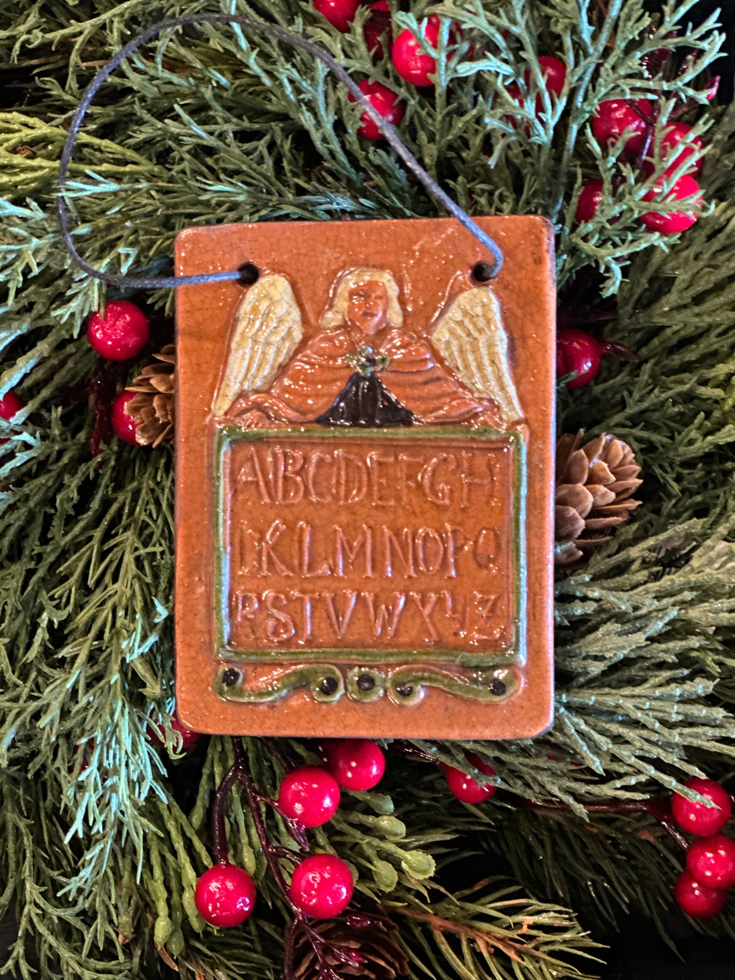 Shooner Angel Alphabet Ornament