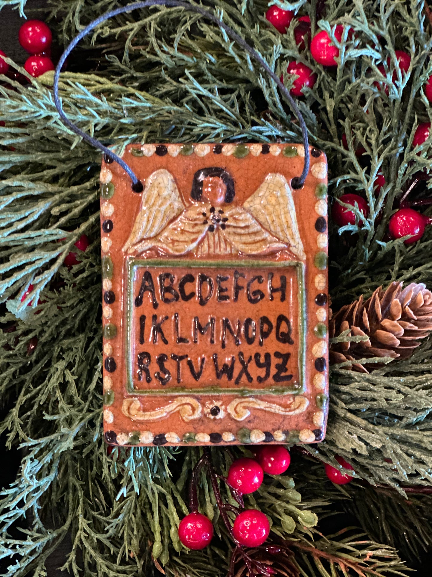 Shooner Angel Alphabet Ornament