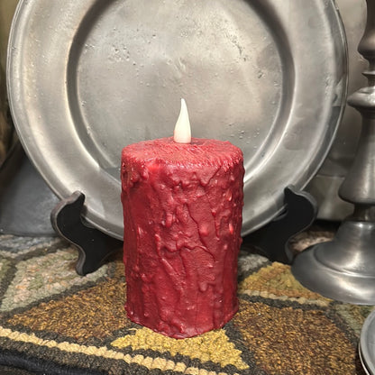 Wax Dipped Pillar Timer Candles