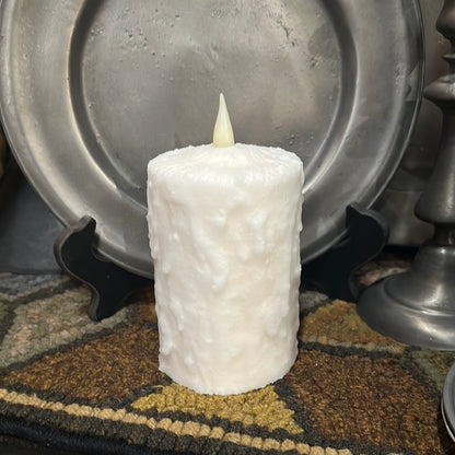 Wax Dipped Pillar Timer Candles