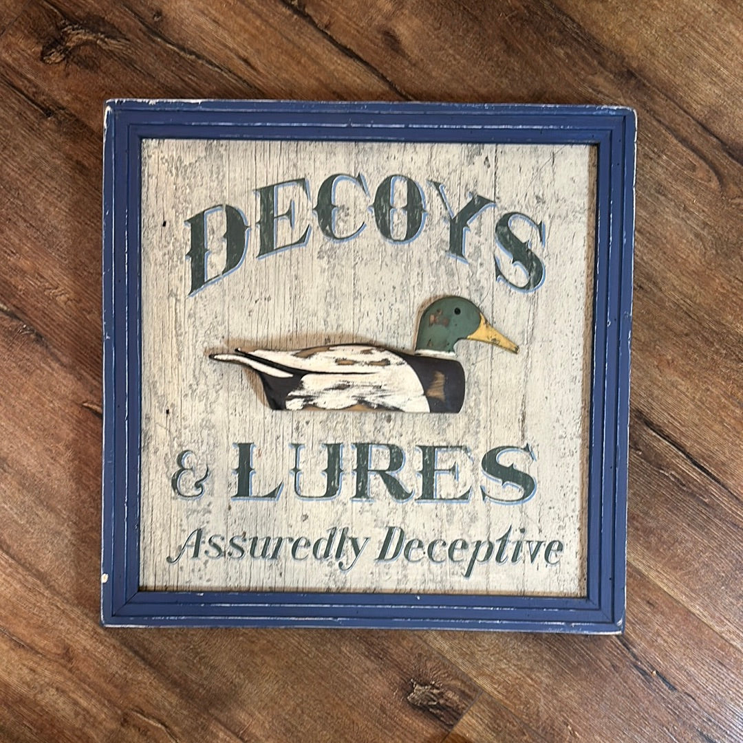 DECOYS AND LURES #2 Pa. Tavern Sign