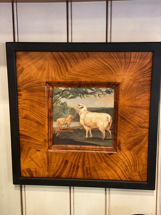 Coble’s Small Sheep Framed Art