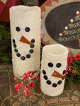 Snowmen Timer Candles Winter