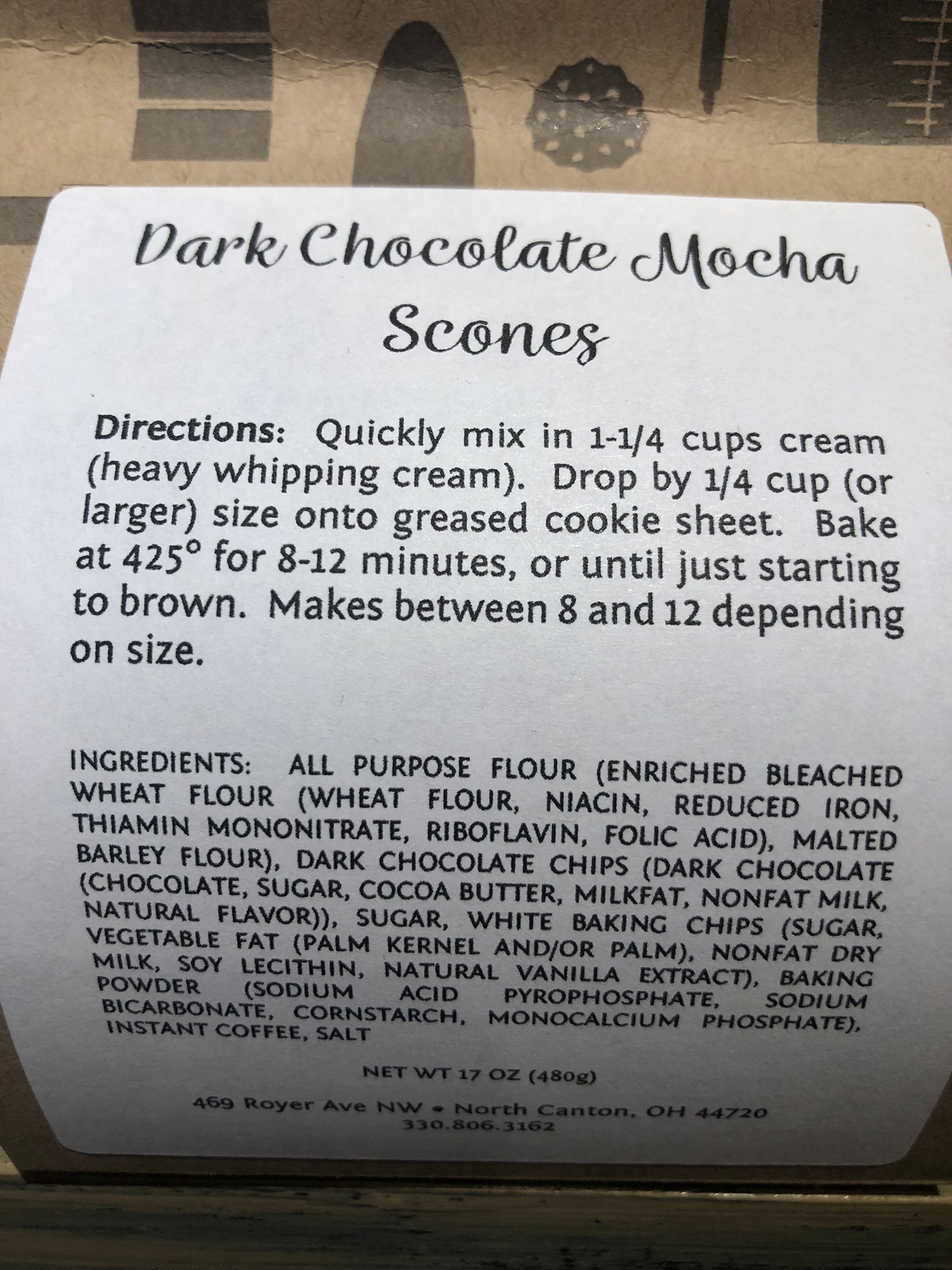 Dark Chocolate Mocha Scones From Scratch