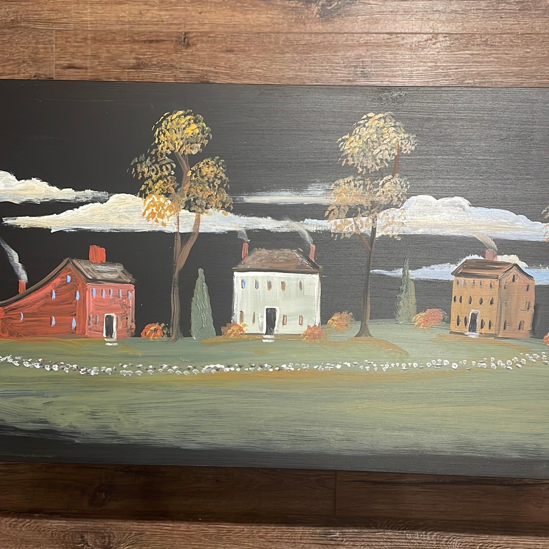 Boot Bench Painted by Susan Leach