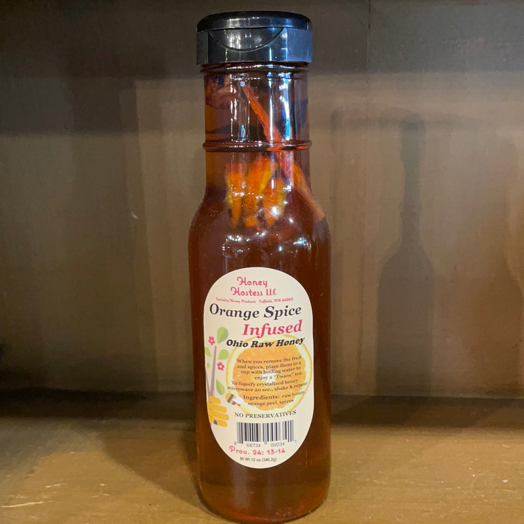 Ohio Raw Orange Spice Infused Honey