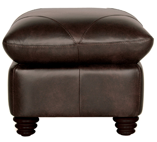 Leather Ottoman - Solomon Group