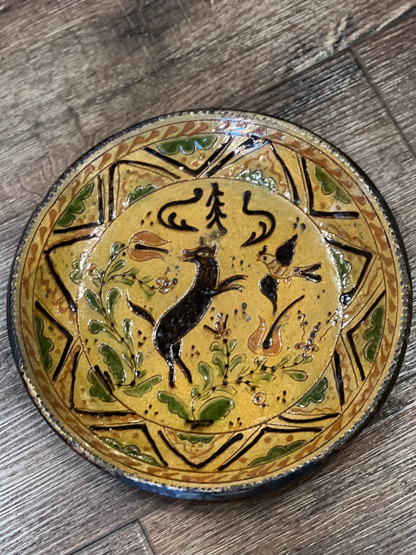 Shooner Ox & Bird Plate