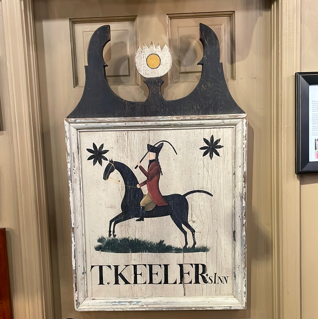 T Keeler’s Inn Tavern Sign Pa.