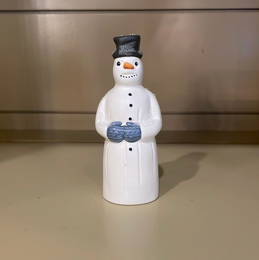 Stone Ridge Chalkware Snowman