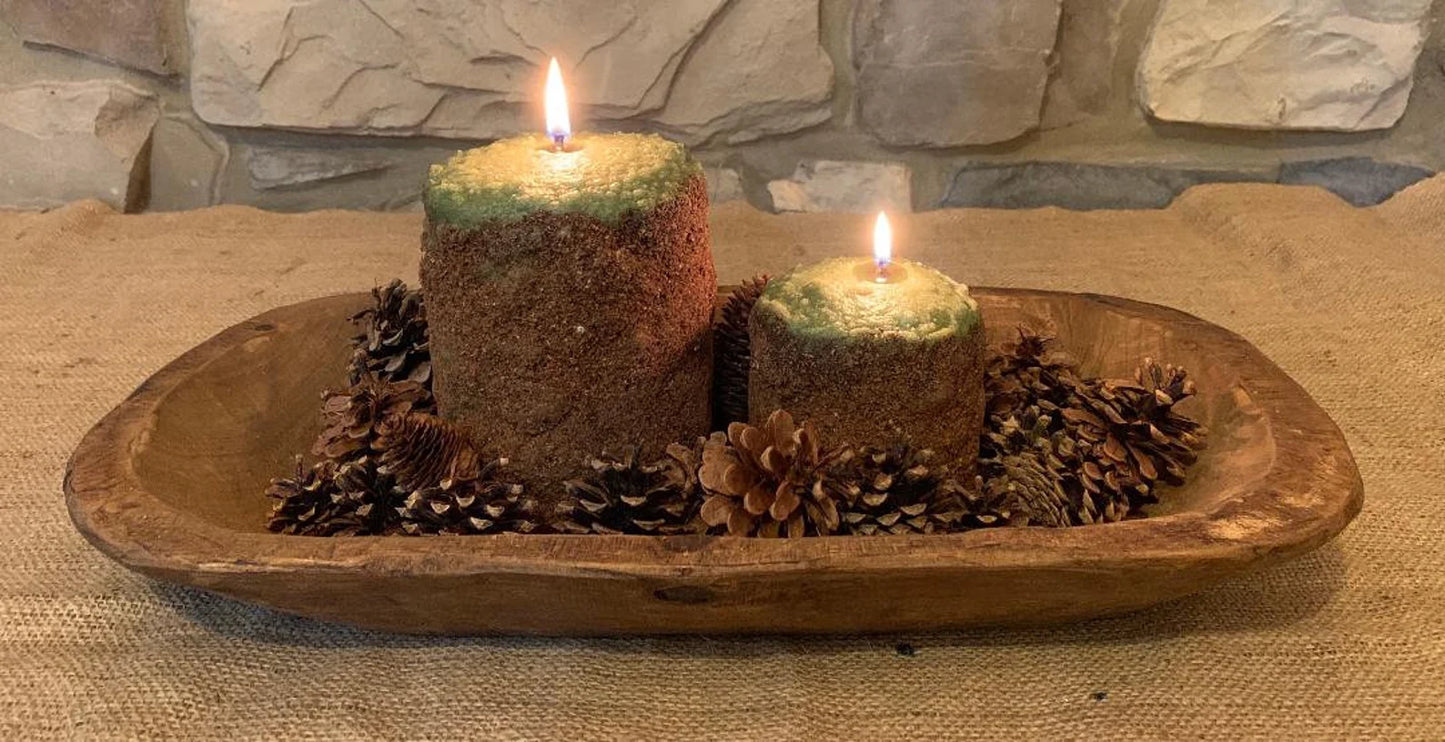 Large Primitive Cake Candles