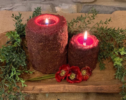 Large Primitive Cake Candles