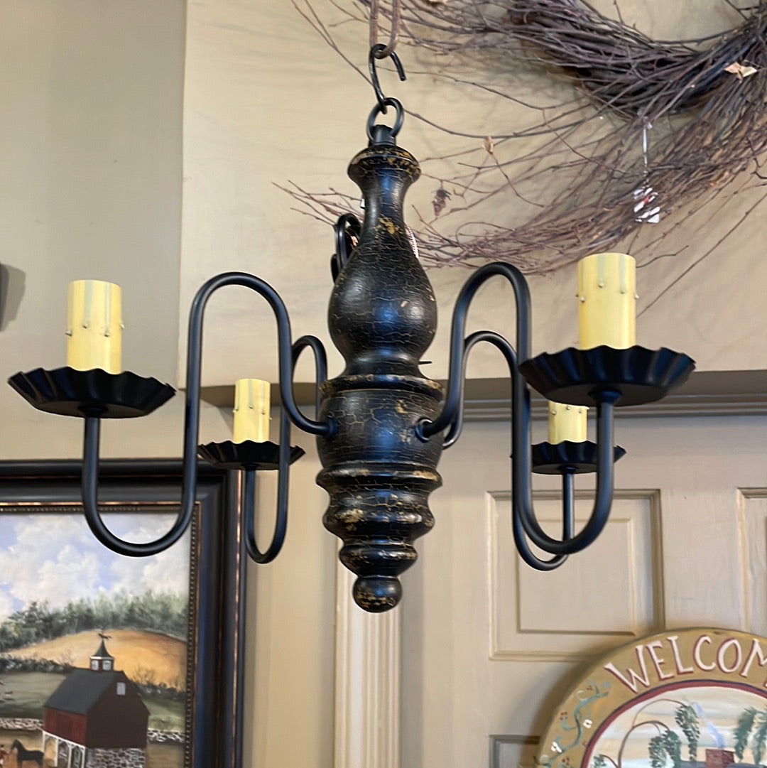 Katie’s Wood Abigail Chandelier