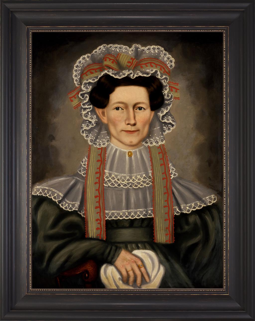 Lady of Squire Williams House Portrait Framed Art