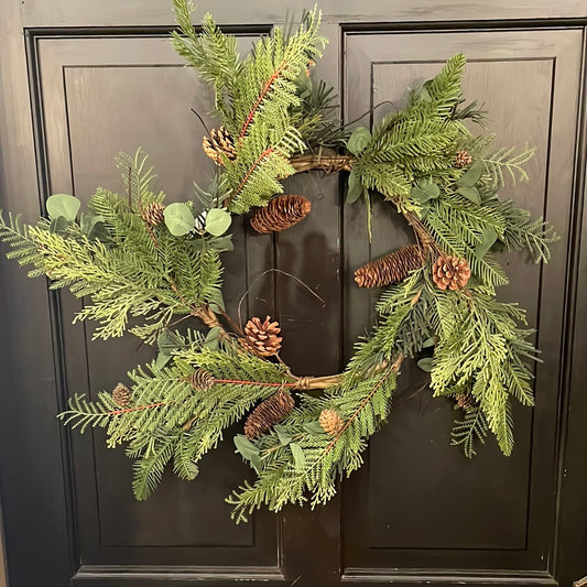 Pine Cone Wreath