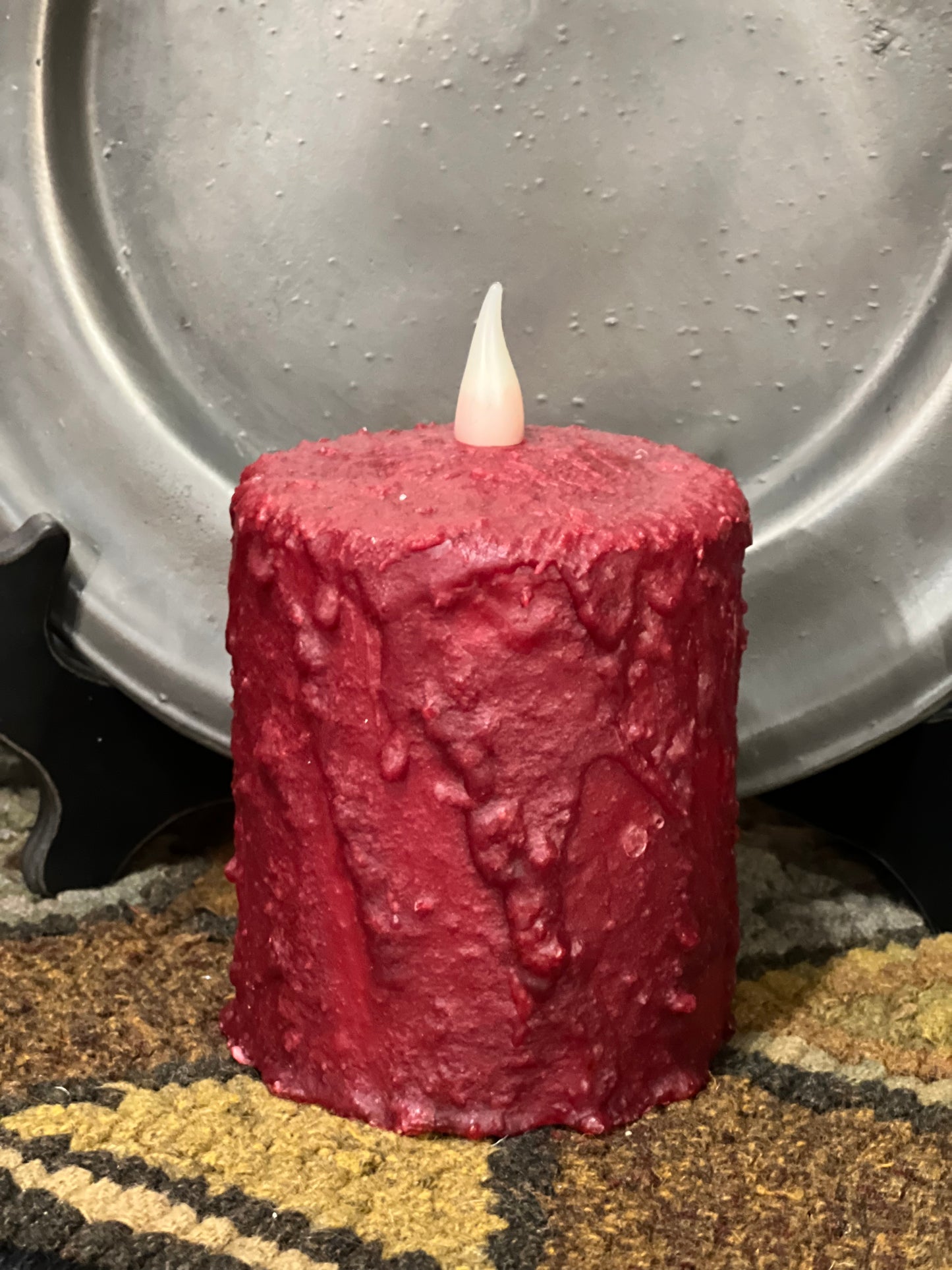 Wax Dipped Pillar Timer Candles