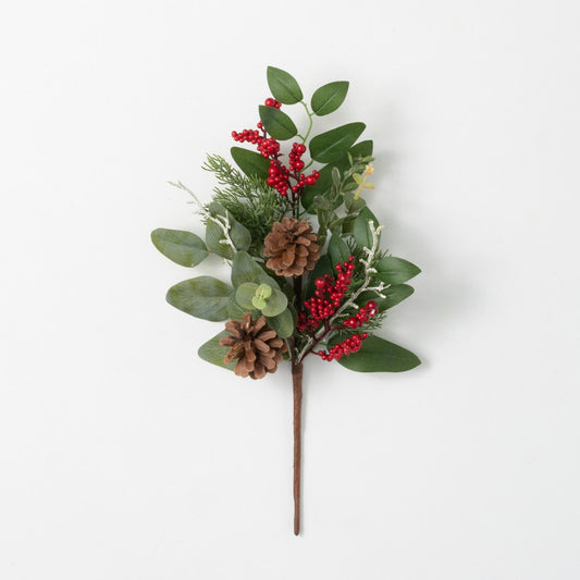 EUCALYPTUS, PINE & BERRY PICK Winter Floral